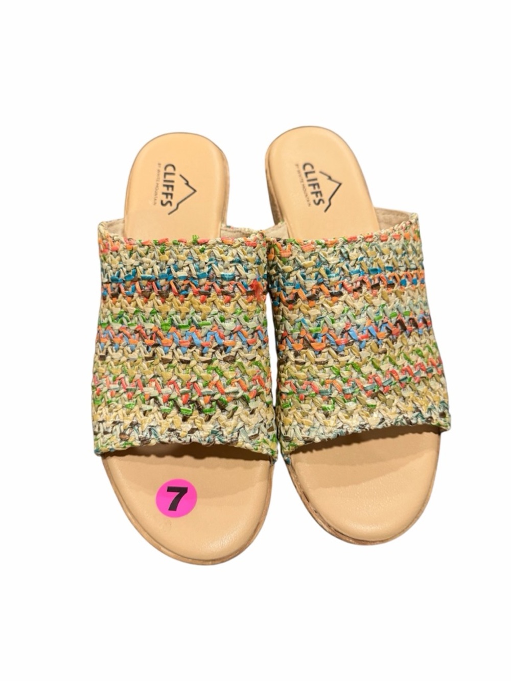 Cliffs by White Mountain Biando Women's Wedge Sandals - NWOT - Size 7
